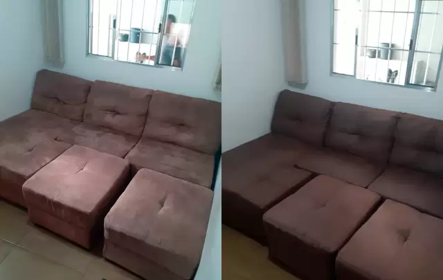 Resultados do serviço da limpeza de sofá na Vila Matilde